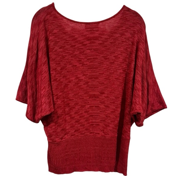 Vintage Y2K Fashion Bug Heather Red Flowy Sleeve Blouse Top Women’s Size M - Picture 6 of 11